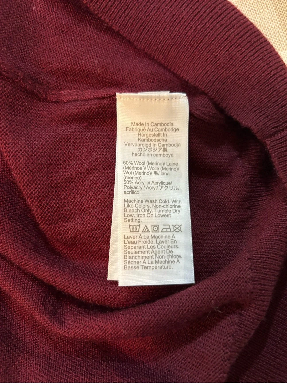 J. Crew crew merino